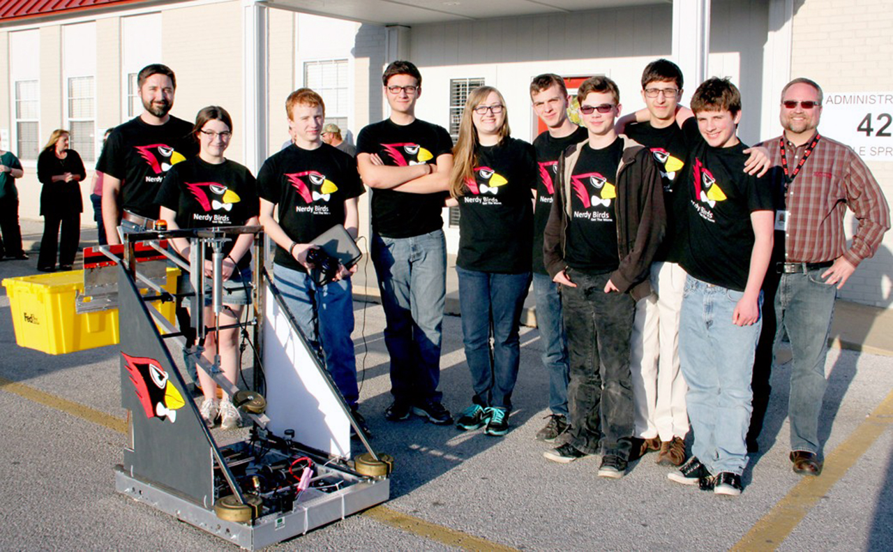 ABB and Baldor Support First Robits - Farmington High School